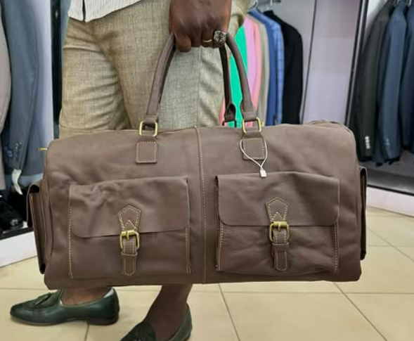 GENUINE LEATHER TRAVEL BAG