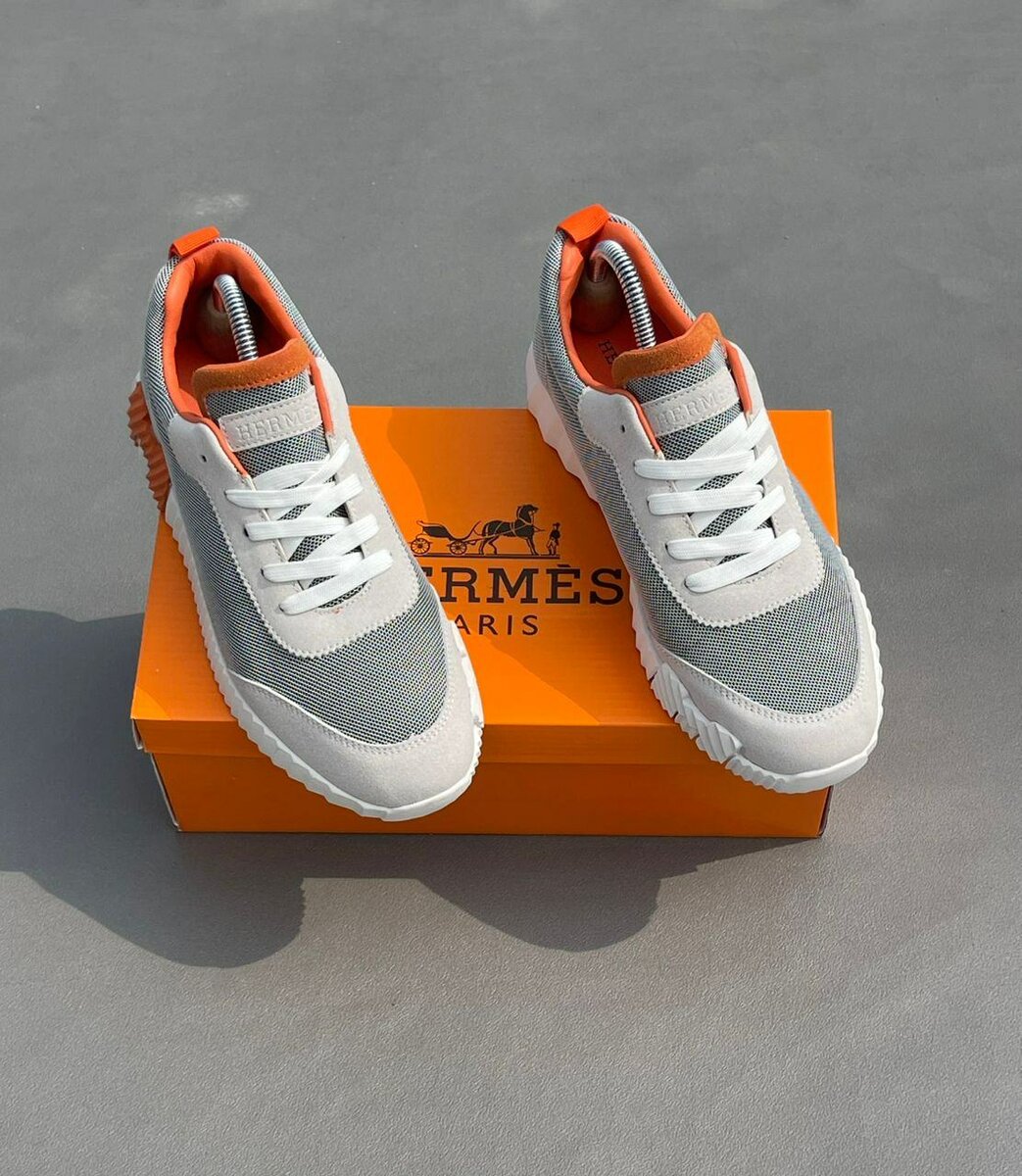 Baskets mixtes élégantes Hermès