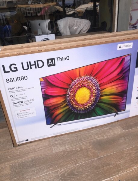 LG 4k UHD Ai ThinQ 86 inches Smart TV Available