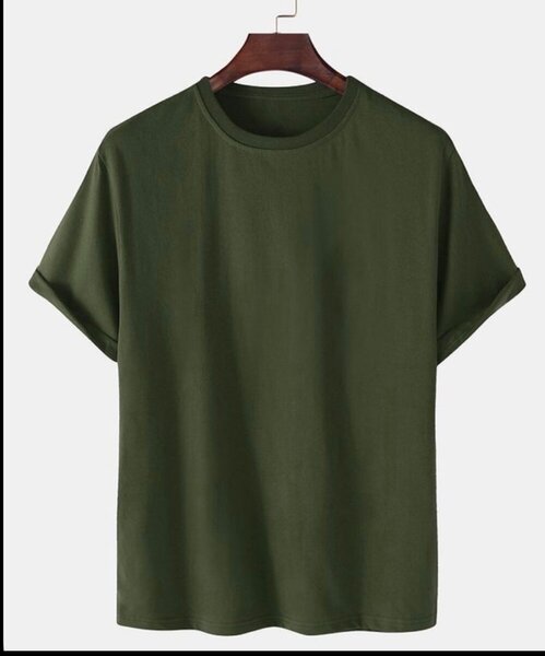 T-shirt vert unisexe casual
