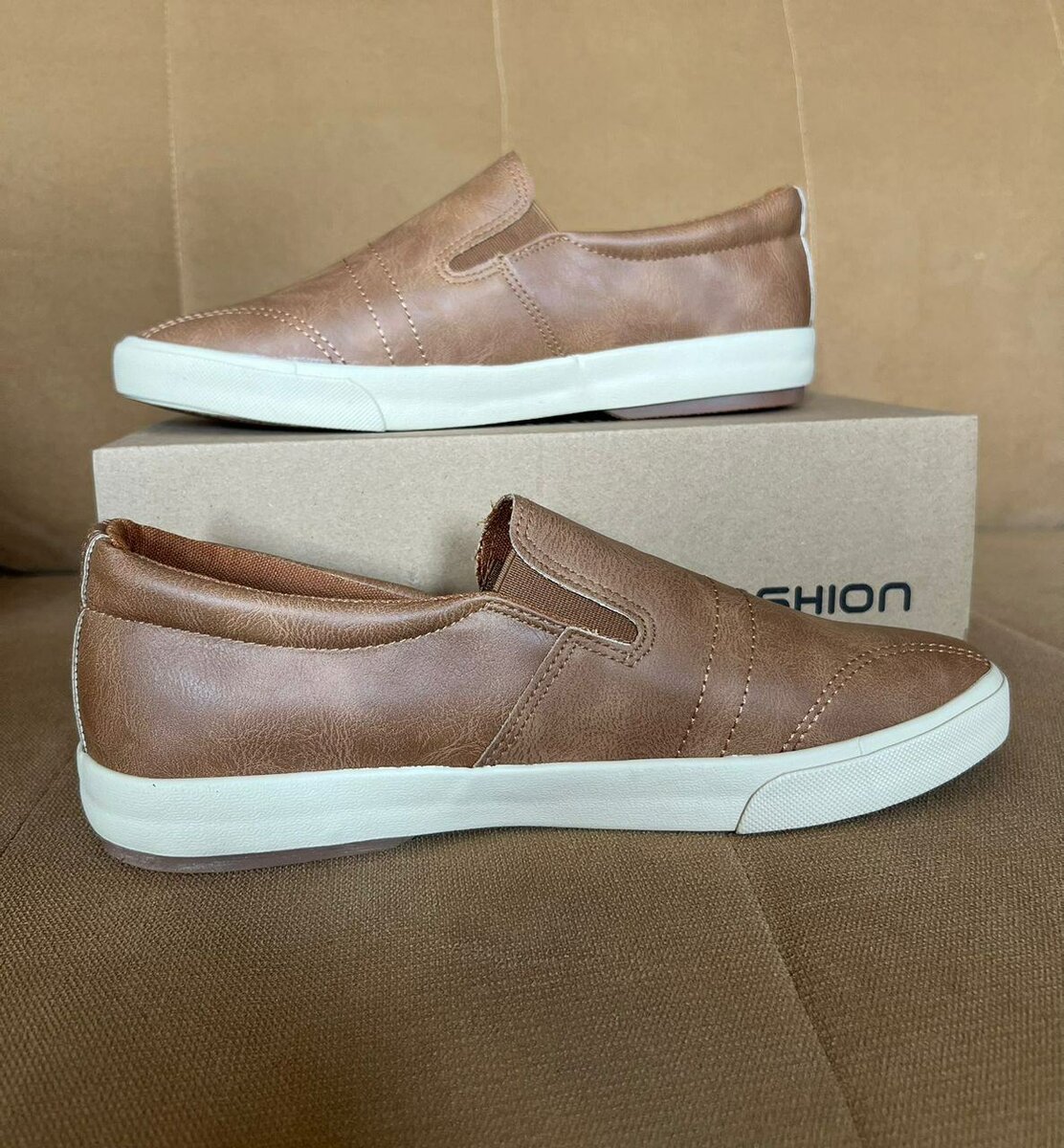 Mocassins en cuir décontractés