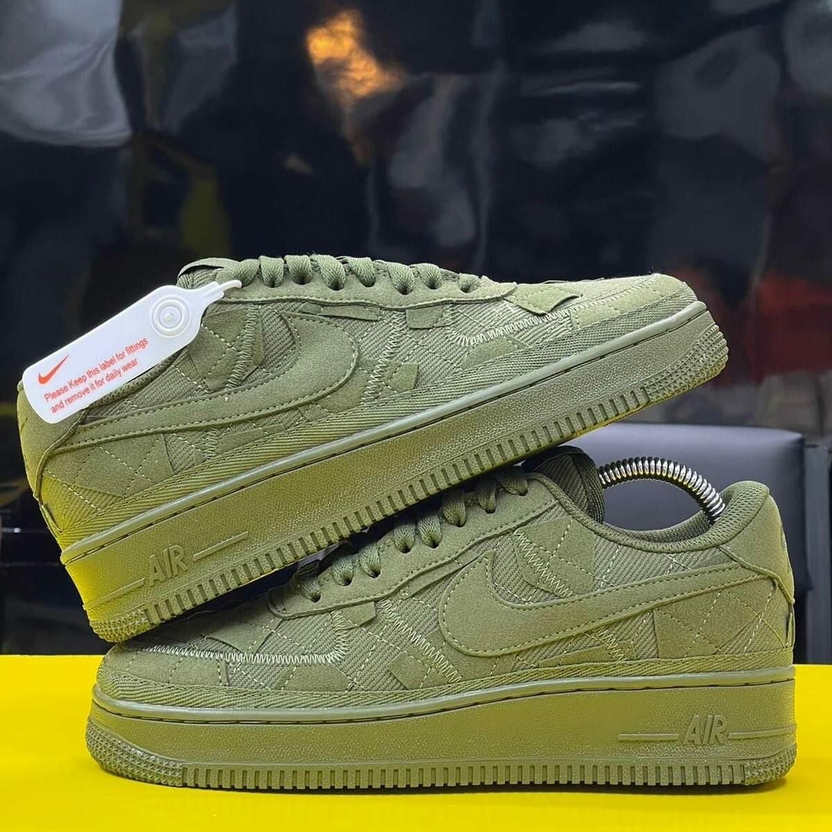 Airforce 1 patchwork green