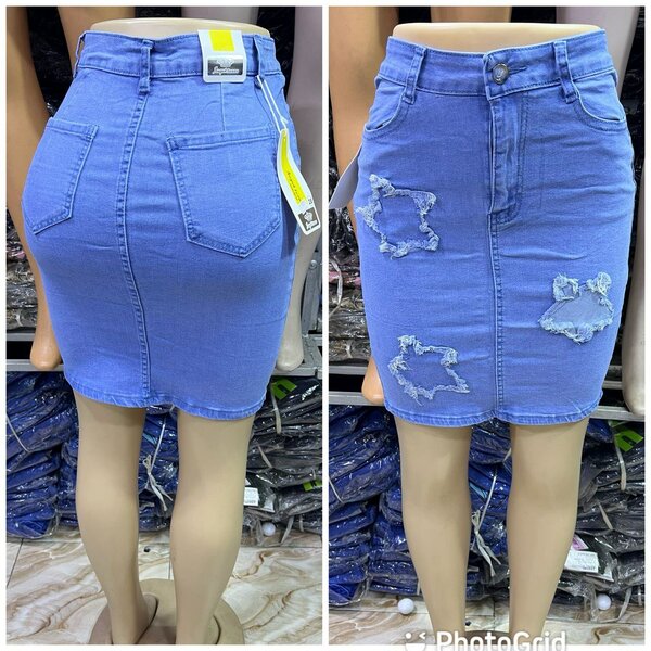 Jupe en jean décontractée