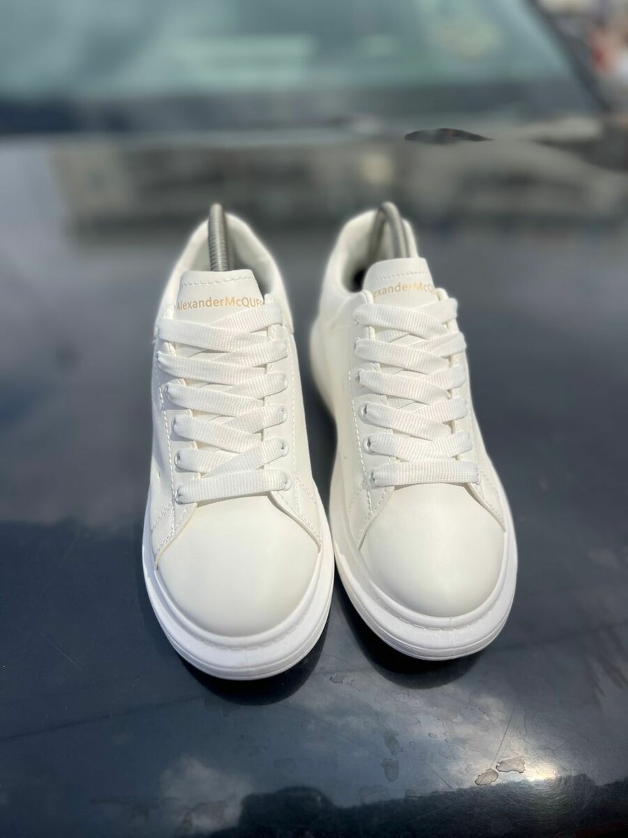 Baskets blanches unisexes