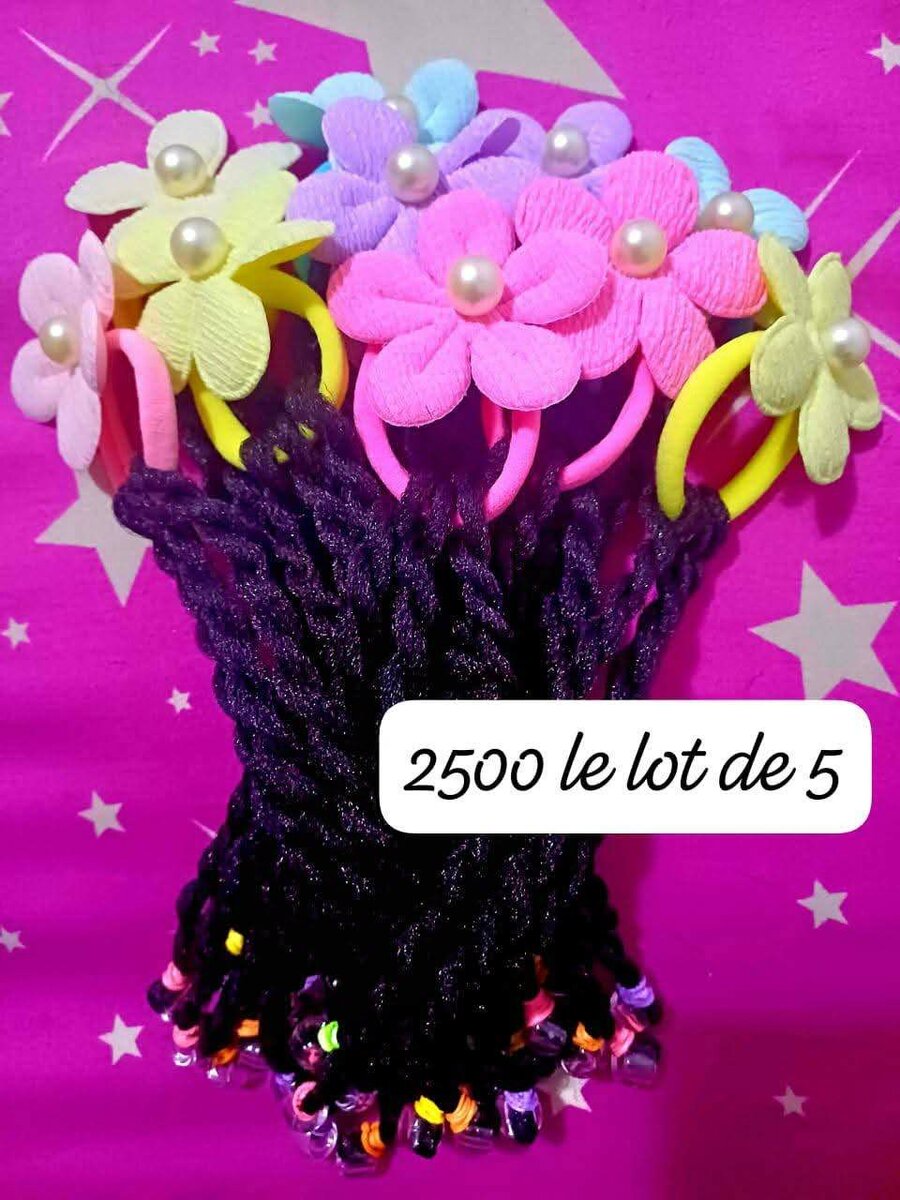 Élastiques à cheveux colorés