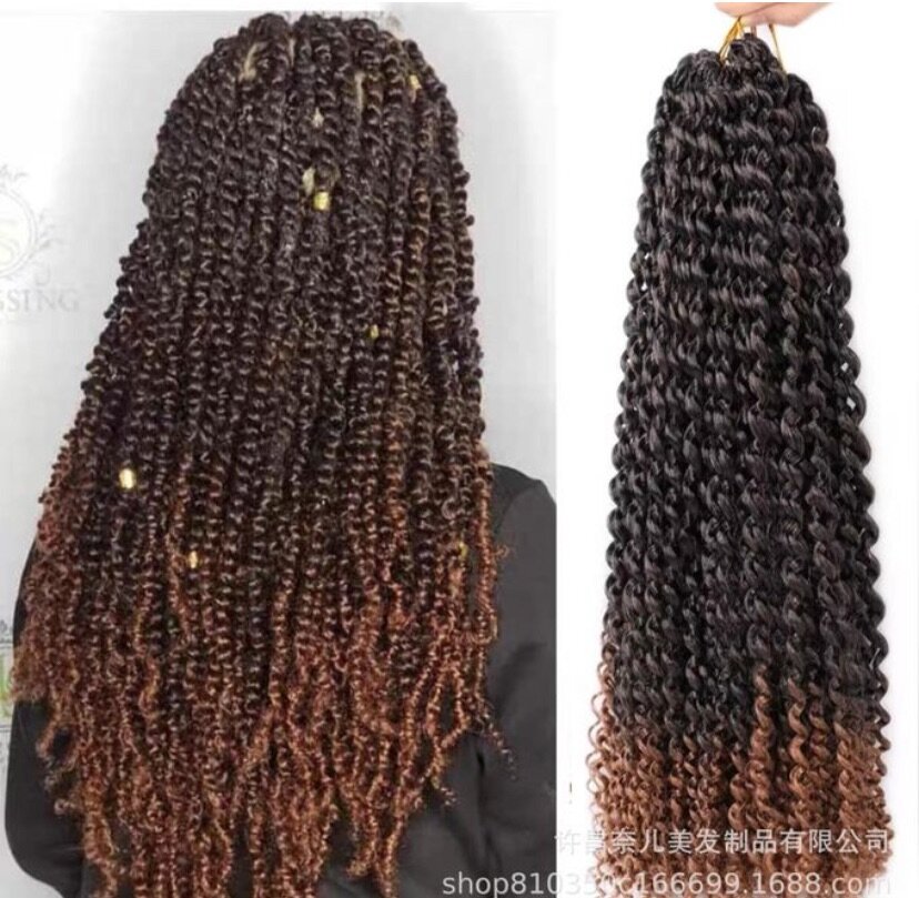 Passion Twist Crochet Hair Synthetic Water