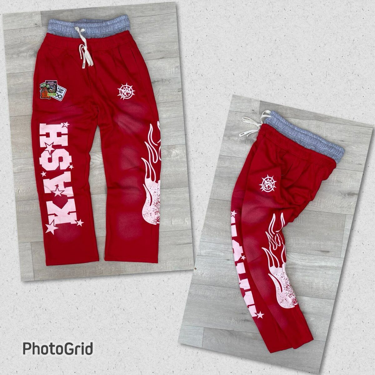 Pantalons graffiti colorés