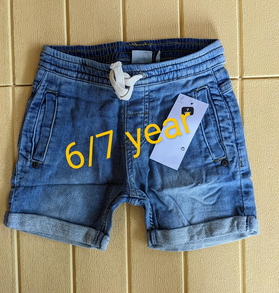 KIDS DENIM SHORTS