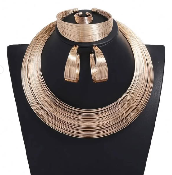 Jewelry set Gold plated