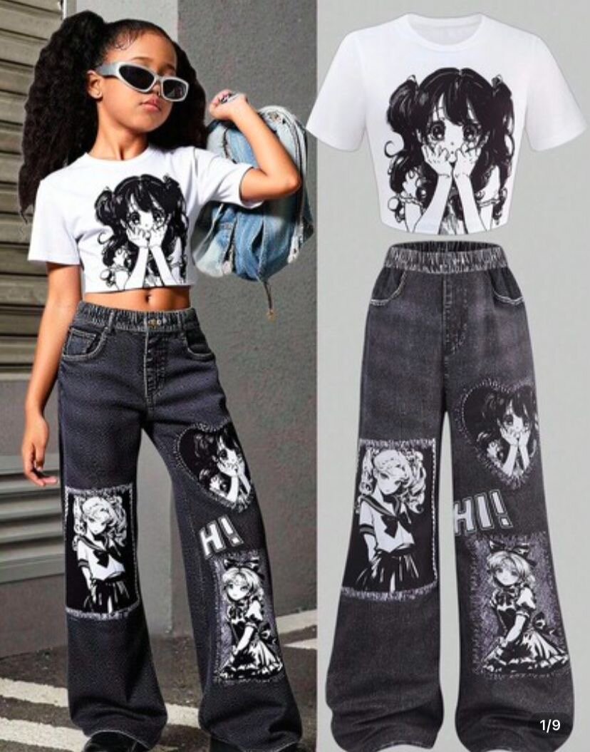 Jeans déchirés stylés pour filles