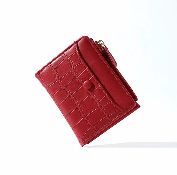 portefeuilles en cuir croco