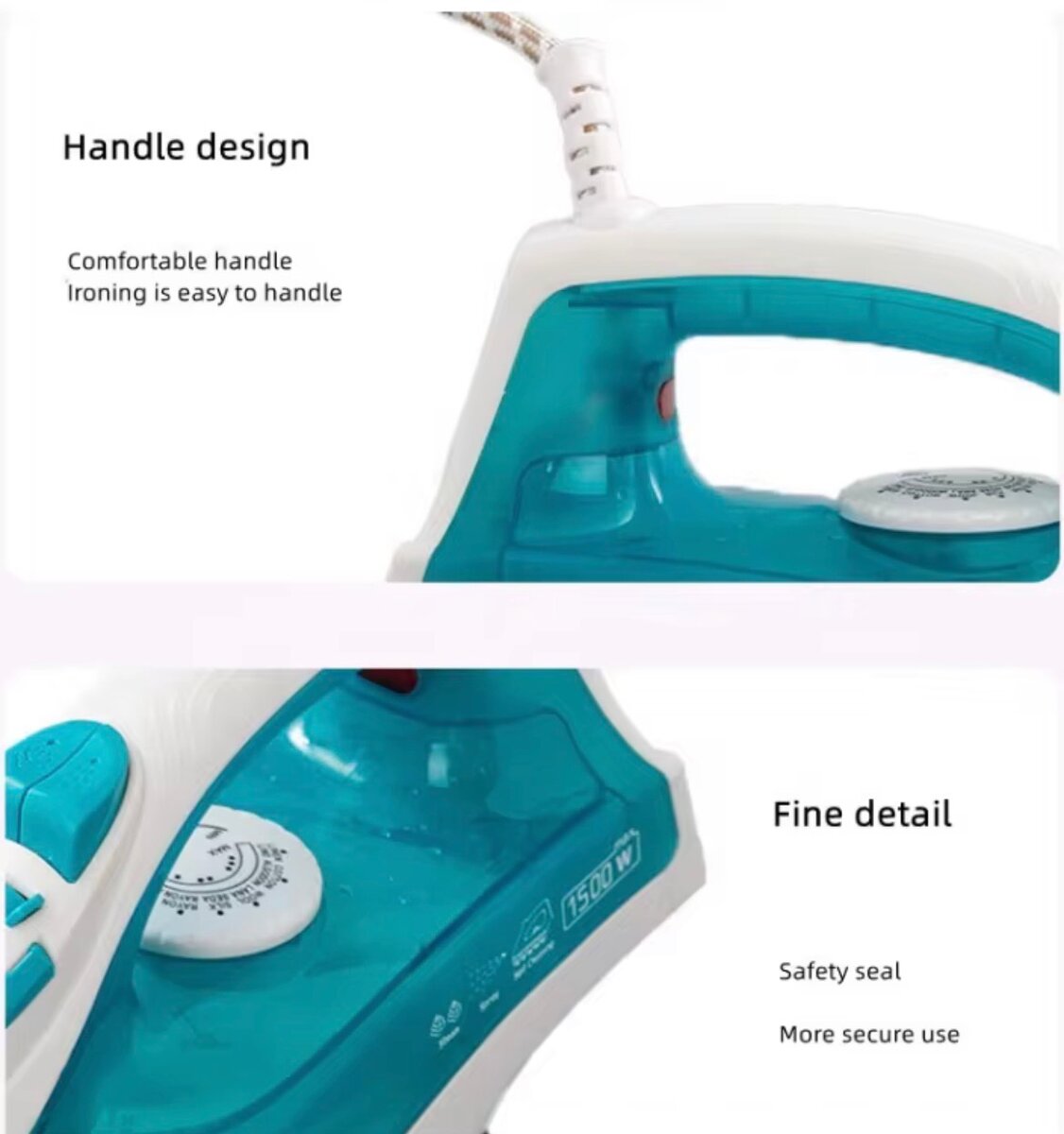 Fer à repasser vapeur 1500W
