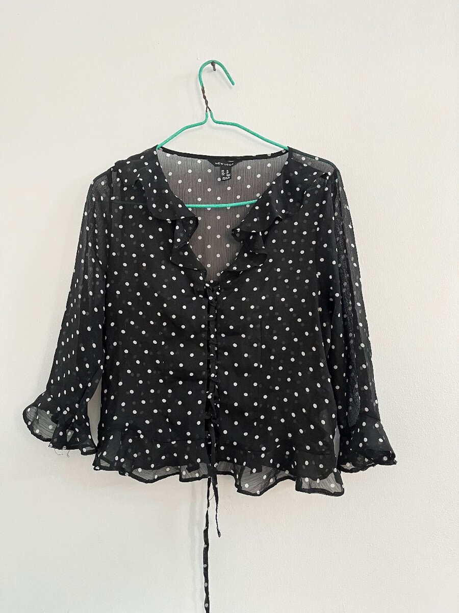 Chemise à pois new look