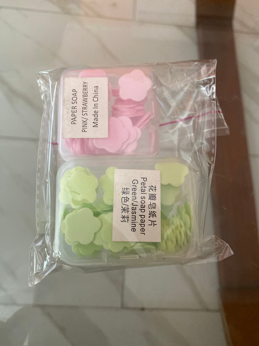 Papier savon pétale parfumé