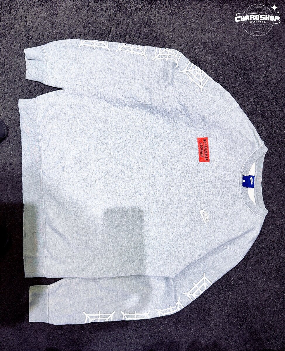 Sweatshirt gris avec logo