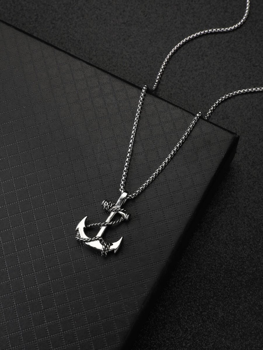 Collier ancre en acier inoxydable