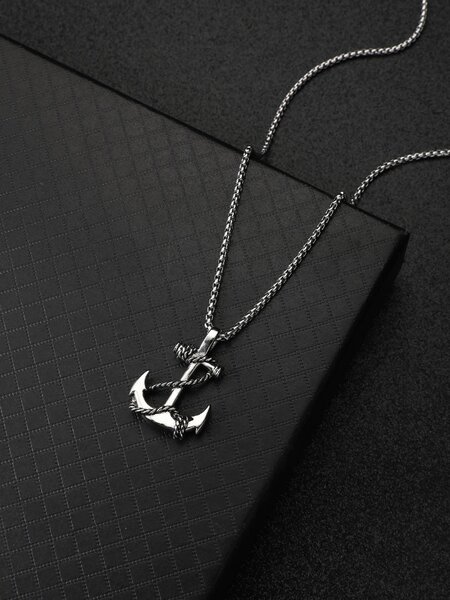 Collier ancre en acier inoxydable