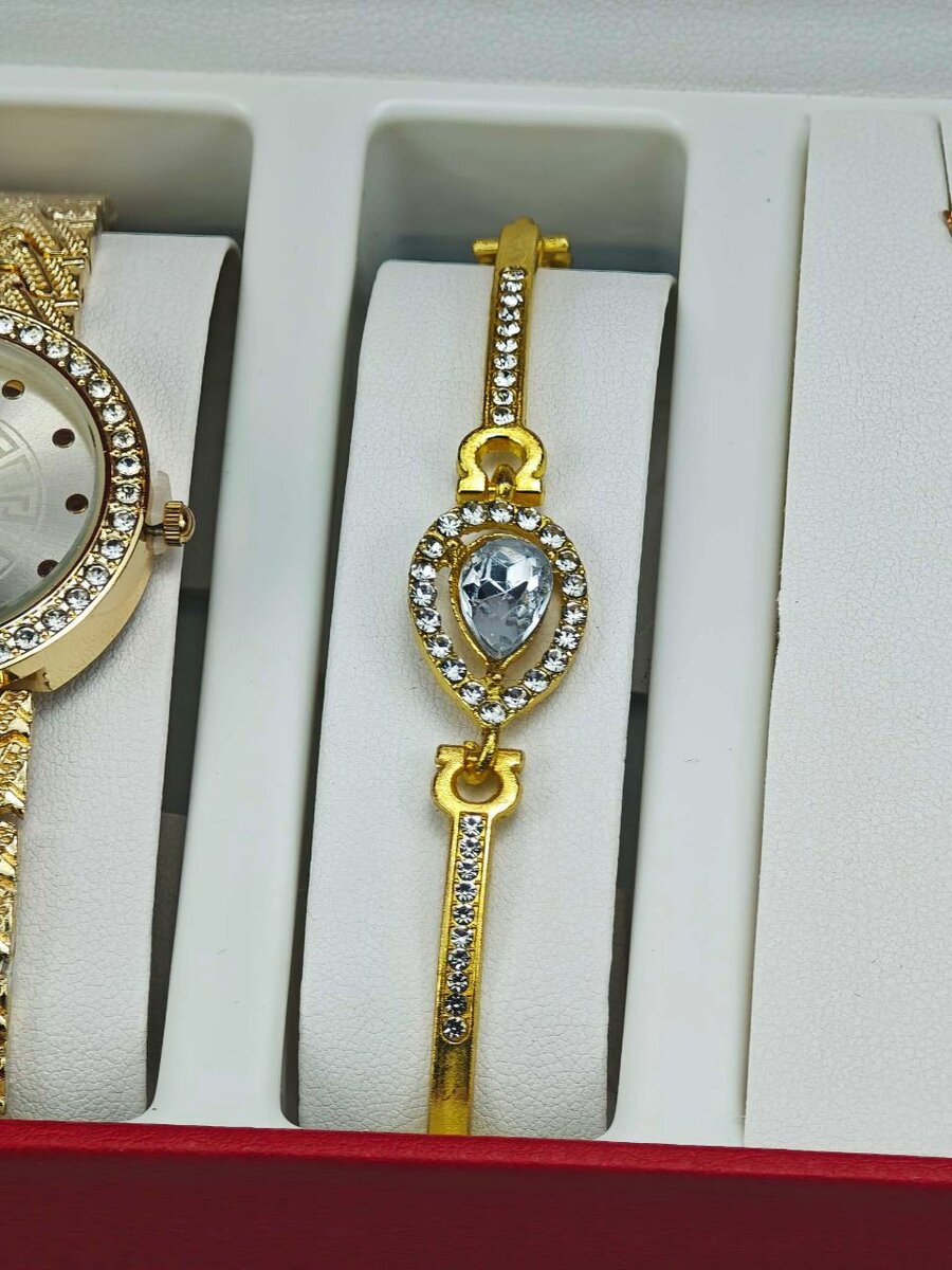 Coffret Bijoux Doré Luxe