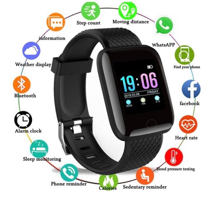 Smart Watch 716 Black