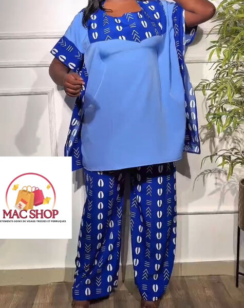 Ensemble femme chic bleu