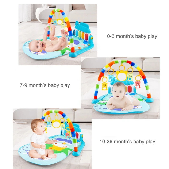 TAPIS MUSICAL DE PIANO POUR BÉBÉ DE 0 À 3 ANS.