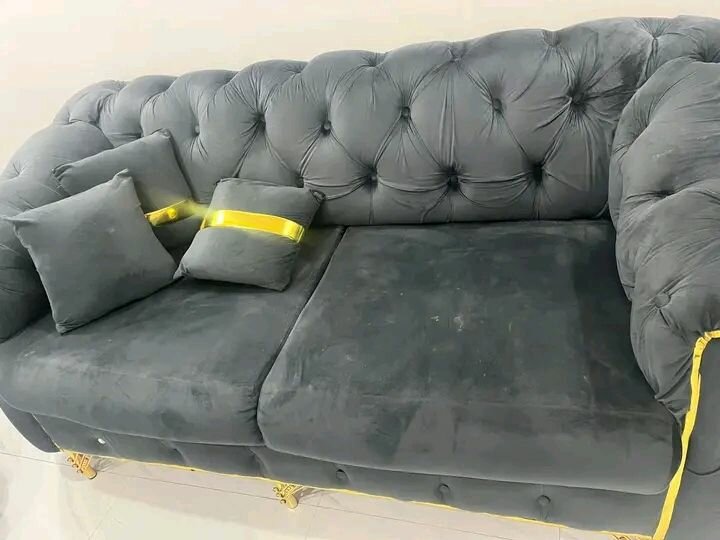 Canapé luxueux capitonné