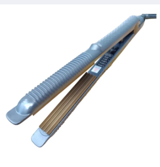 Deep Thick Style Professional Hair Straightener Crimper slim and long plate temperature control instant heating - Black