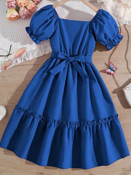 Robe d'été élégante bleue