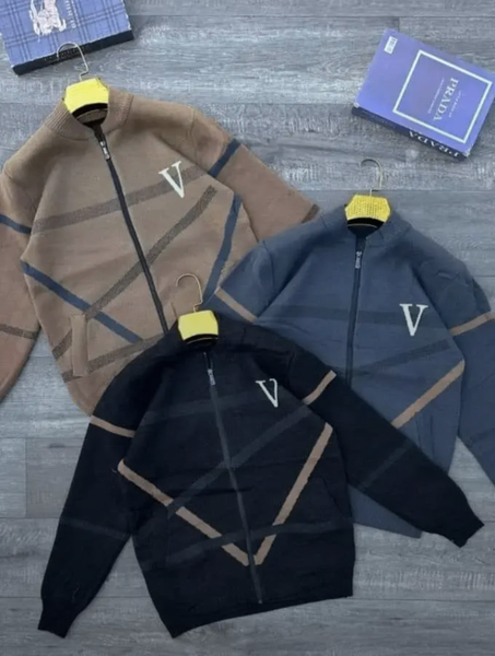 Vestes à motif géométrique pour hommes