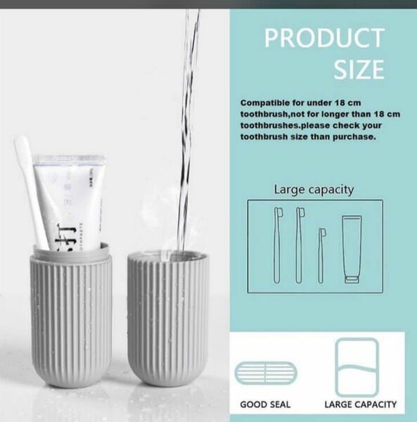 Toothbrush and paste holder