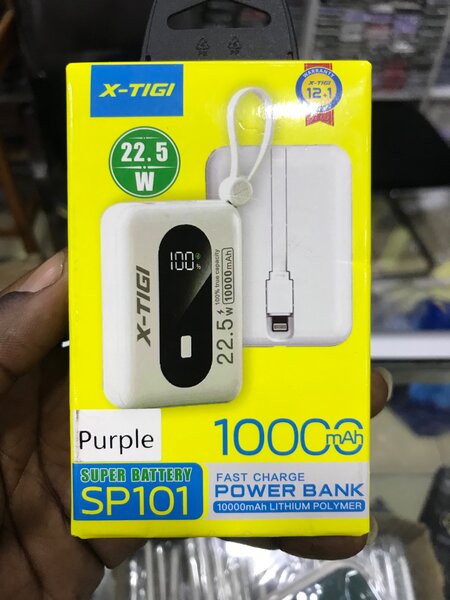 X Tigi power bank 10000Mah 22.5w fast charging