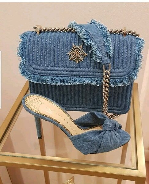 Sac à main élégant en denim