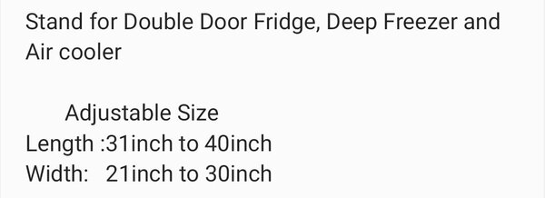 Double Door Fridge stand
