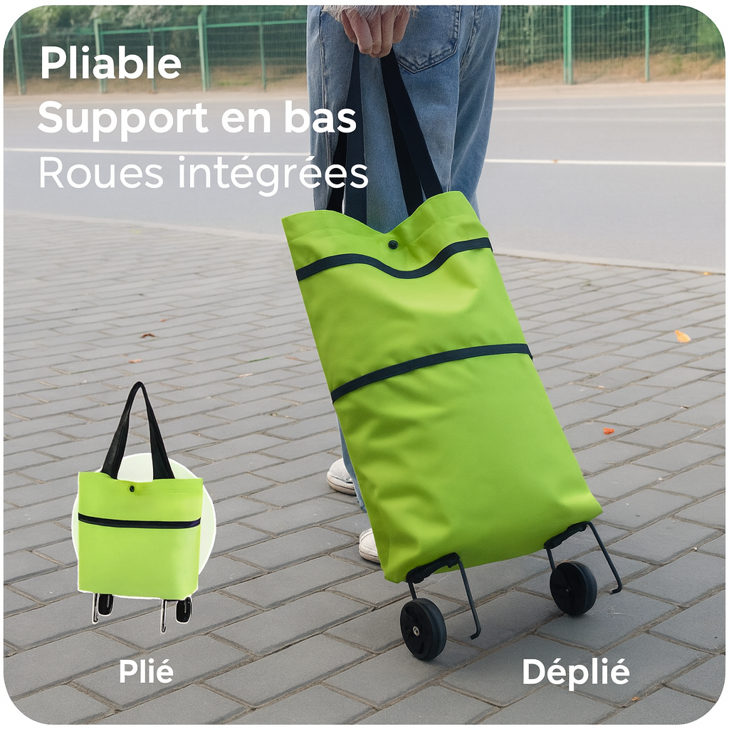 Sac de course à roulettes