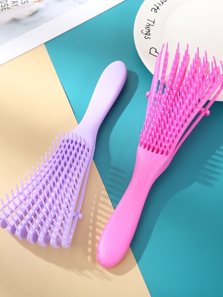 Brosse démêlante colorée