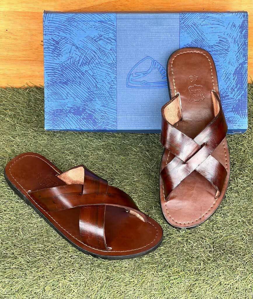 Sandales en cuir