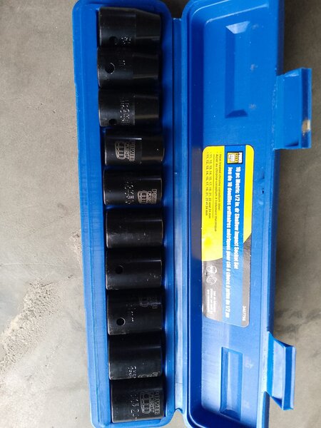 10pcs Impact Socket Set MasterCraft brand