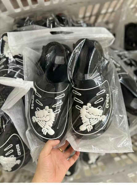 Sandales Enfant Crocodile Noir