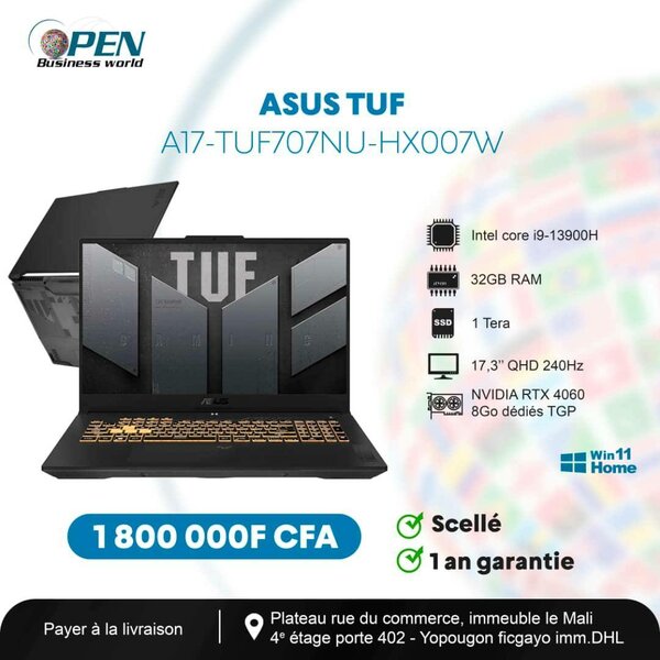 Asus PC Gamers 32Go Core i9