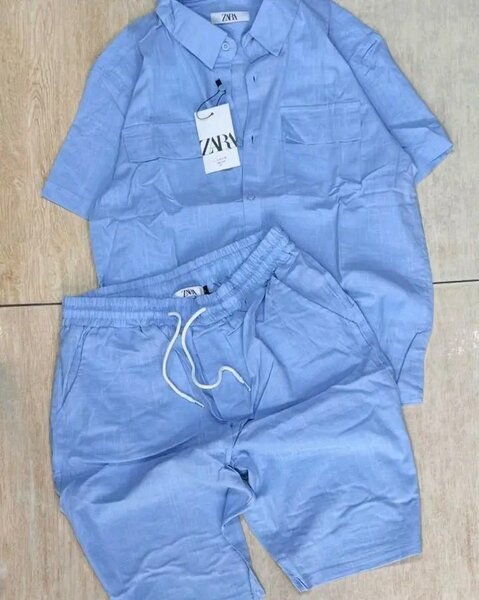 Ensemble Estival Bleu Pour Homme