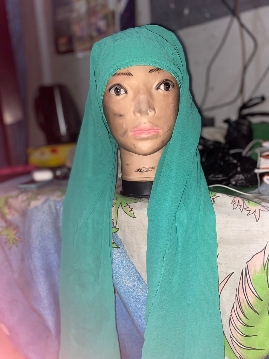 Voile turquoise léger