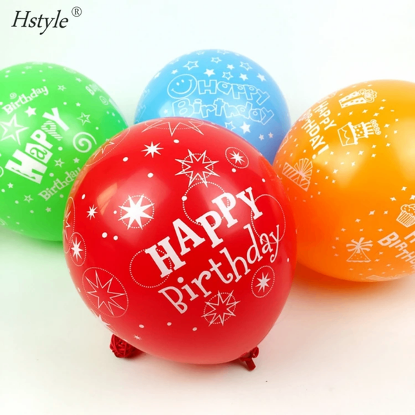 Ballons Anniversaire Multicolores