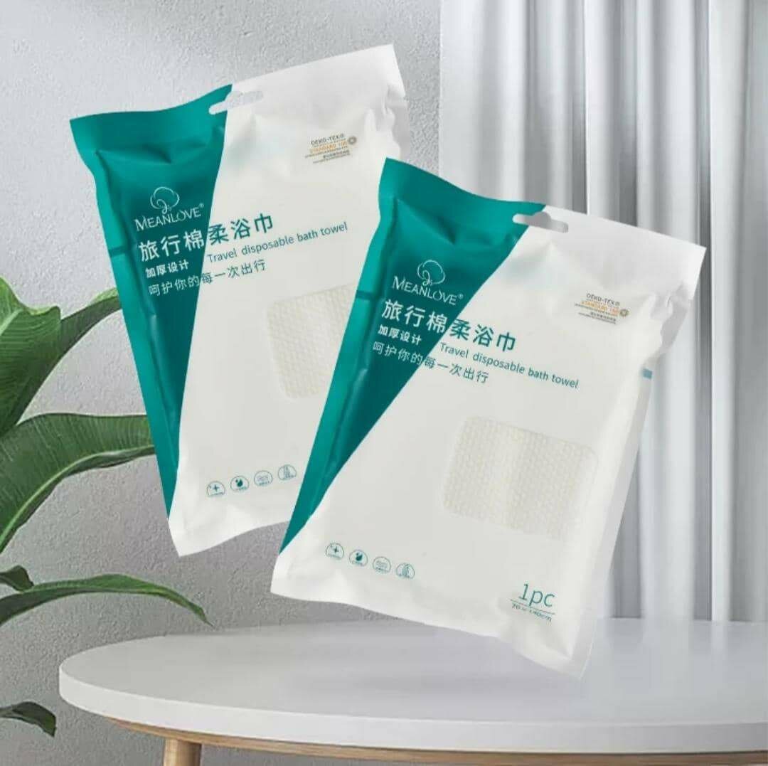 Serviette de bain jetable voyage