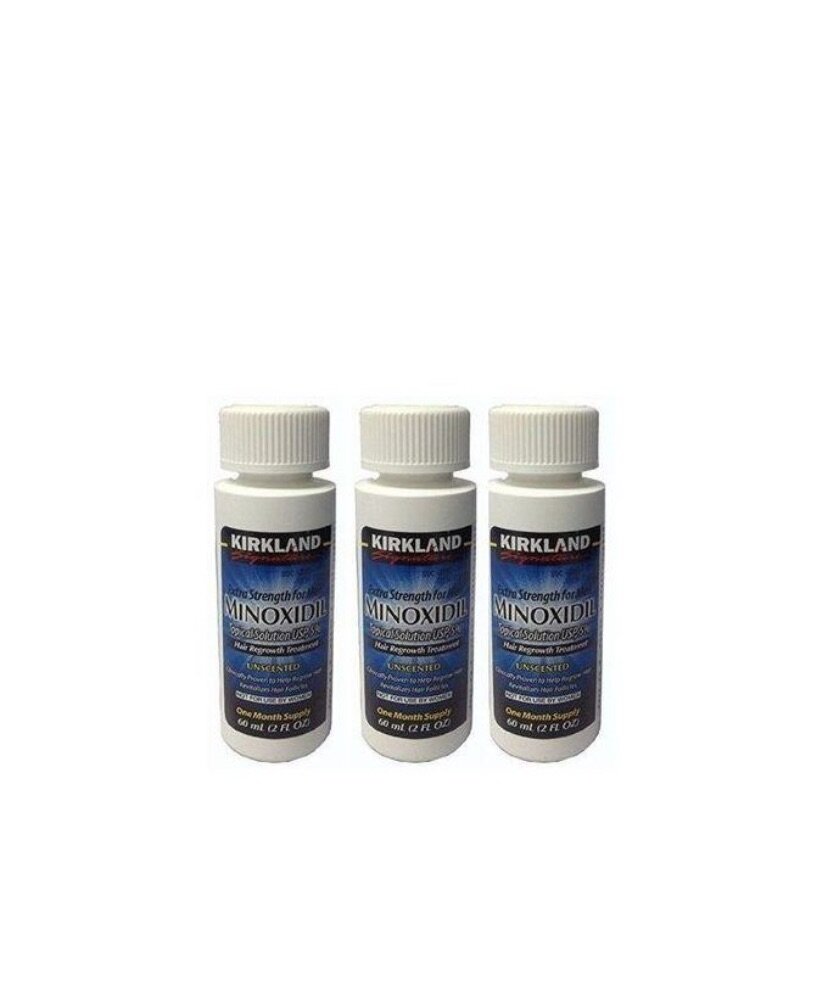 3 Bottles Of Minoxidil 5% Extra Strength Hair