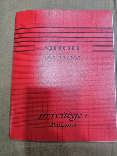 Cahier Polypro Luxe 96p