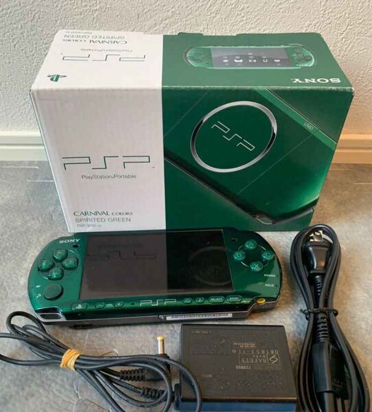 Console Sony PSP Verte
