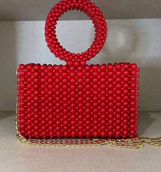Sac en perles fait main