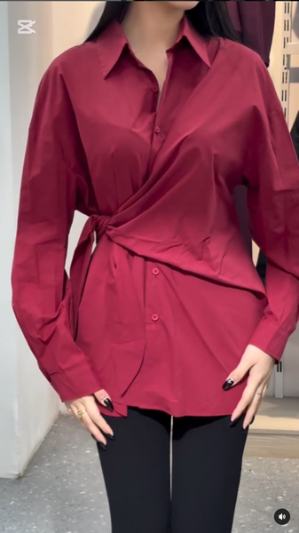 рубашка на завязках