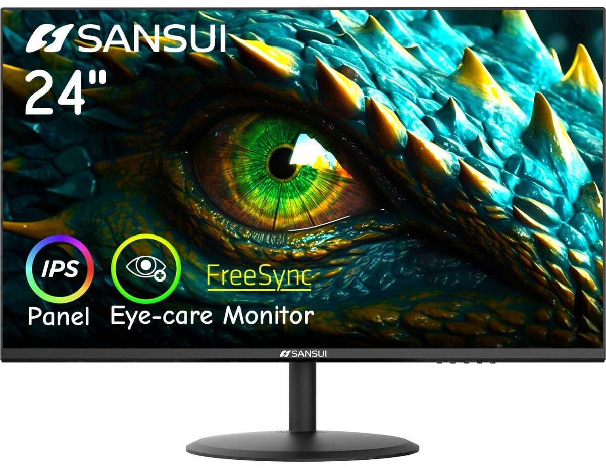 SANSUI 24 Inch 100Hz IPS 1080P
