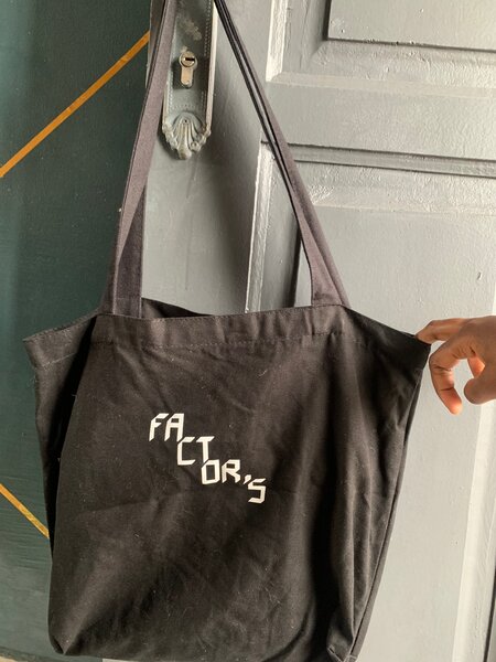 Sac fourre-tout en toile noir